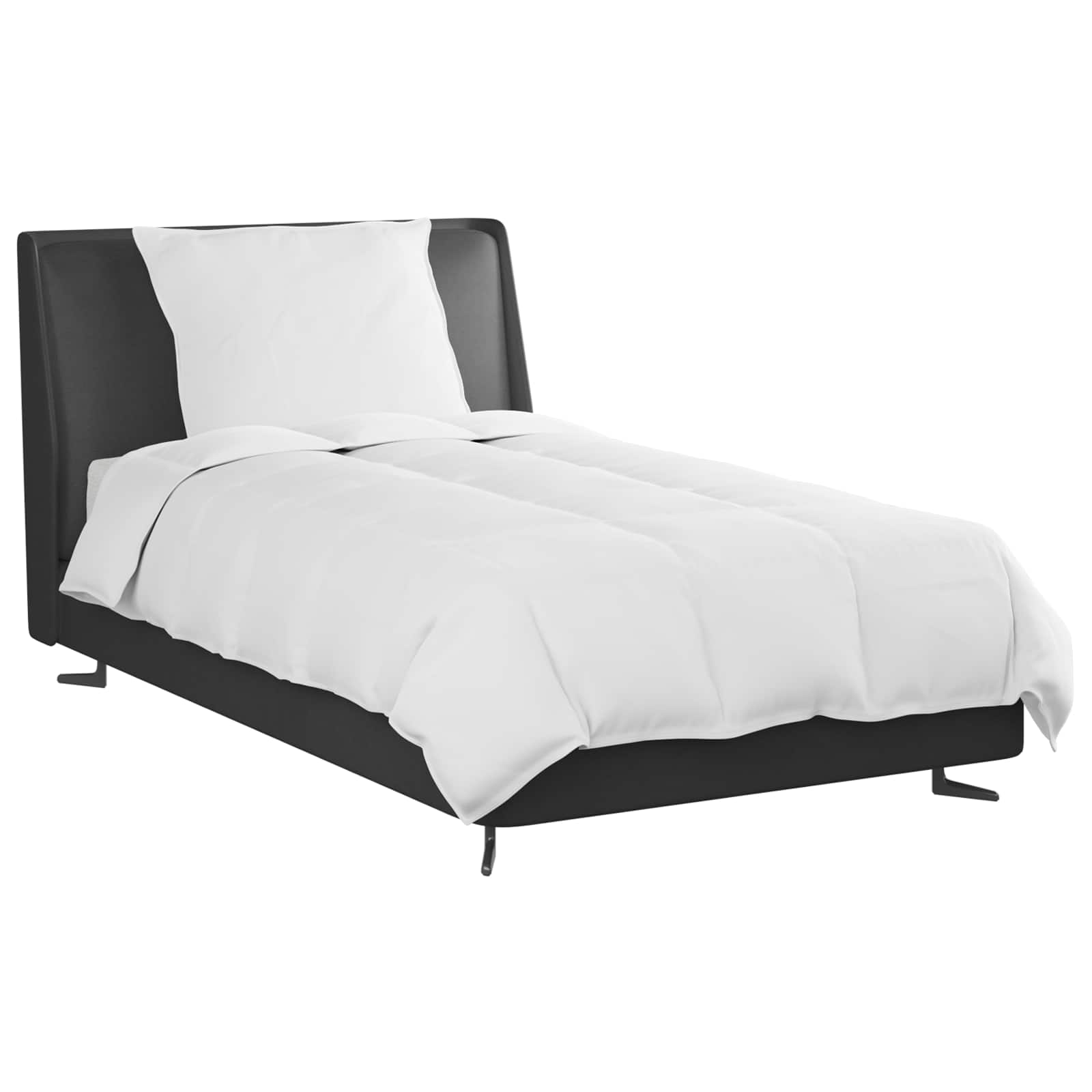 Piumone Estivo con cuscino 2 pz Bianco Piuma d'anatra
