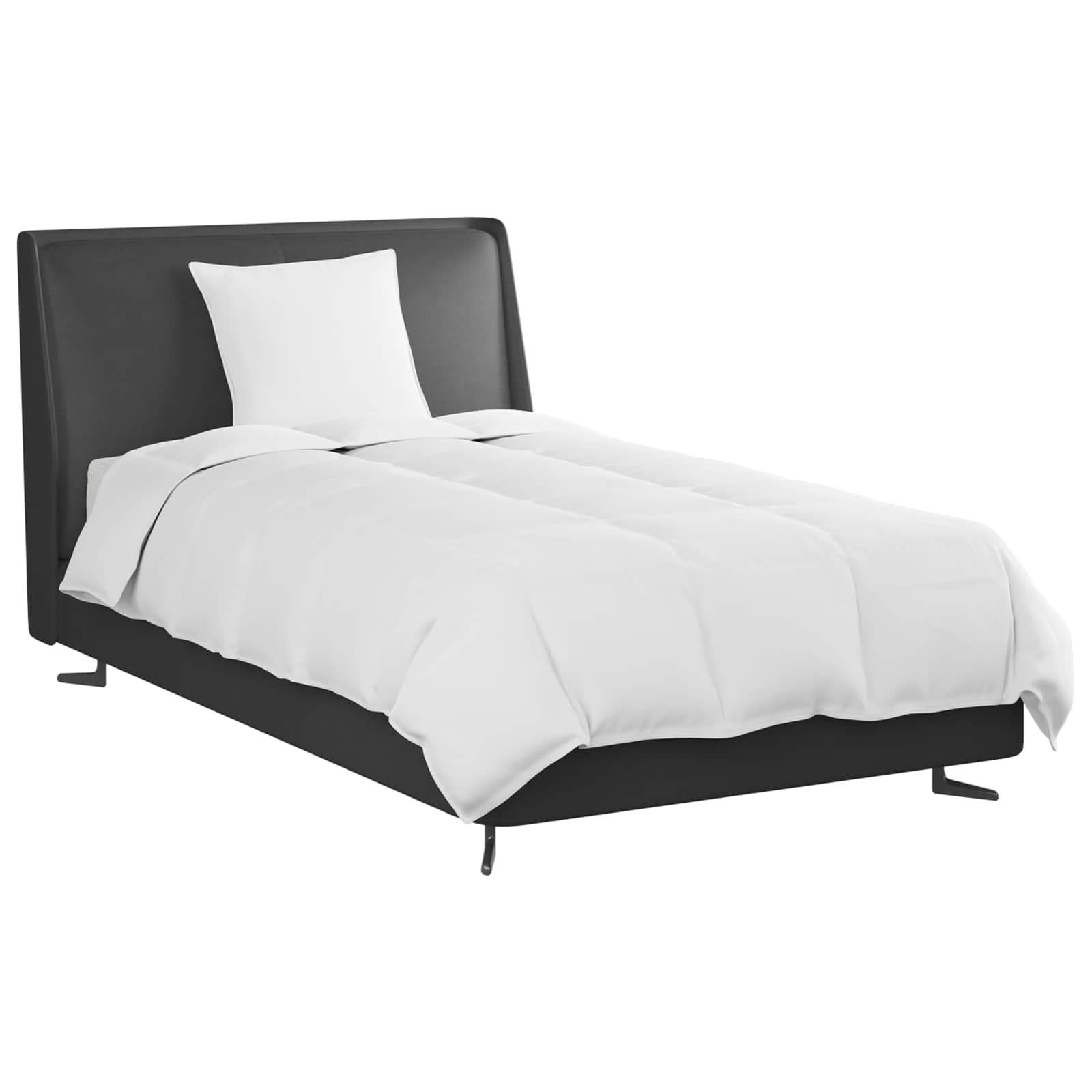 Piumone Estivo con cuscino 2 pz Bianco Piuma d'anatra