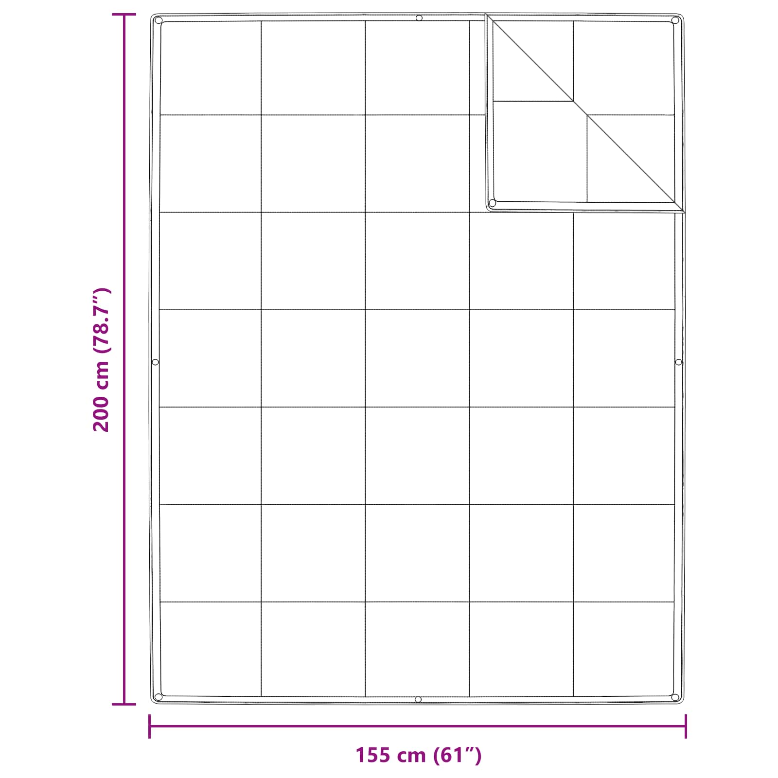 Piumone 2-in-1 con cuscino 2 pz Bianco Piuma d'anatra