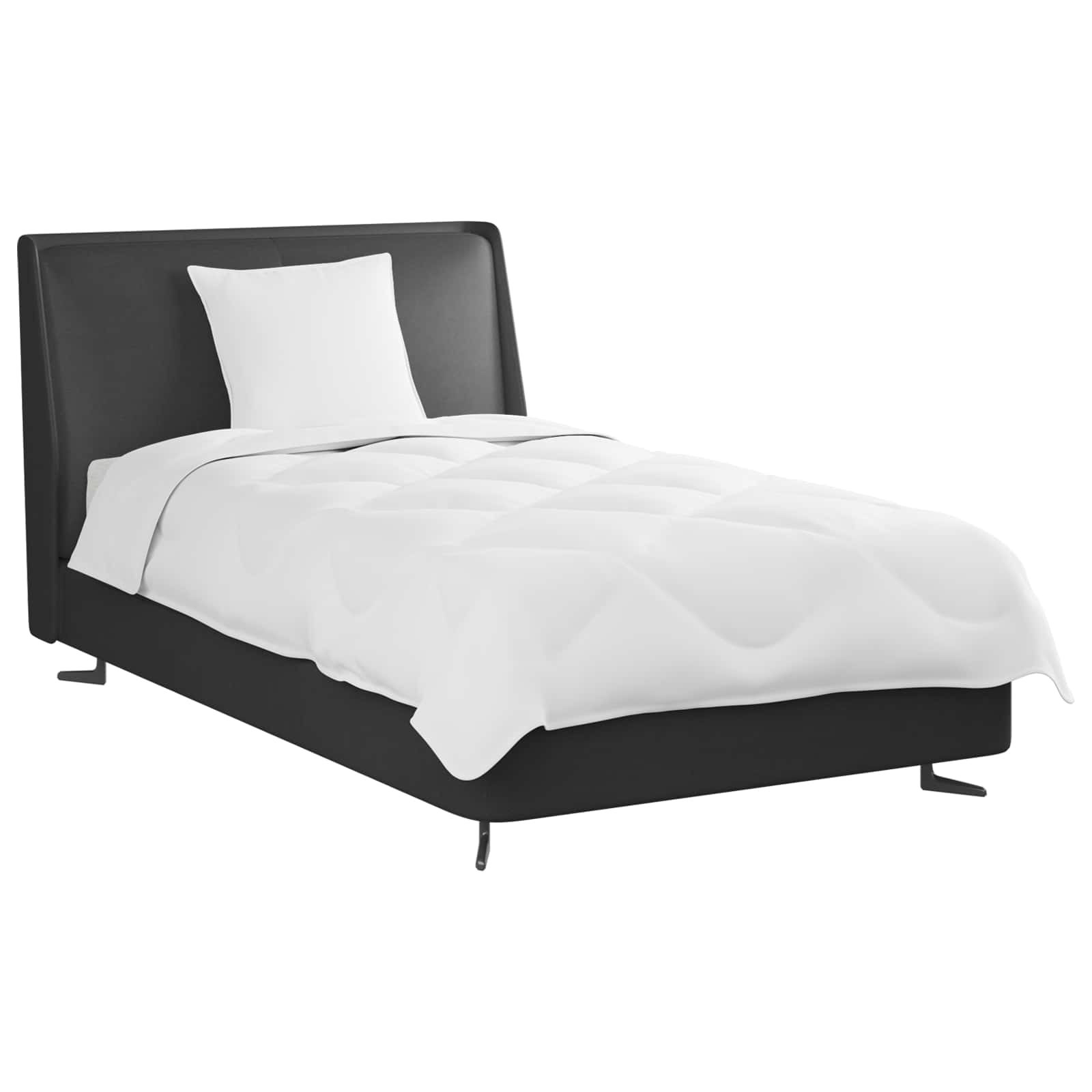 Piumone Estivo con cuscino 2 pz Bianco Microfibra