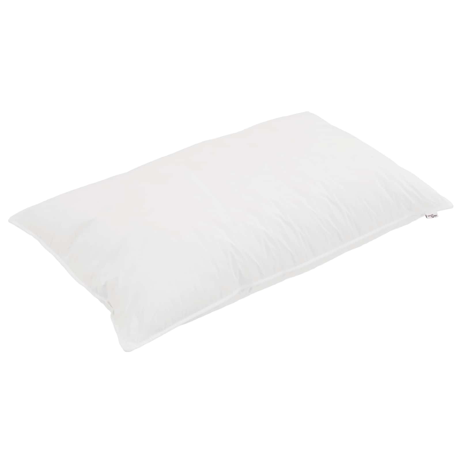 Piumone per Tutte le Stagioni con cuscino 2 pz Bianco Microfibra