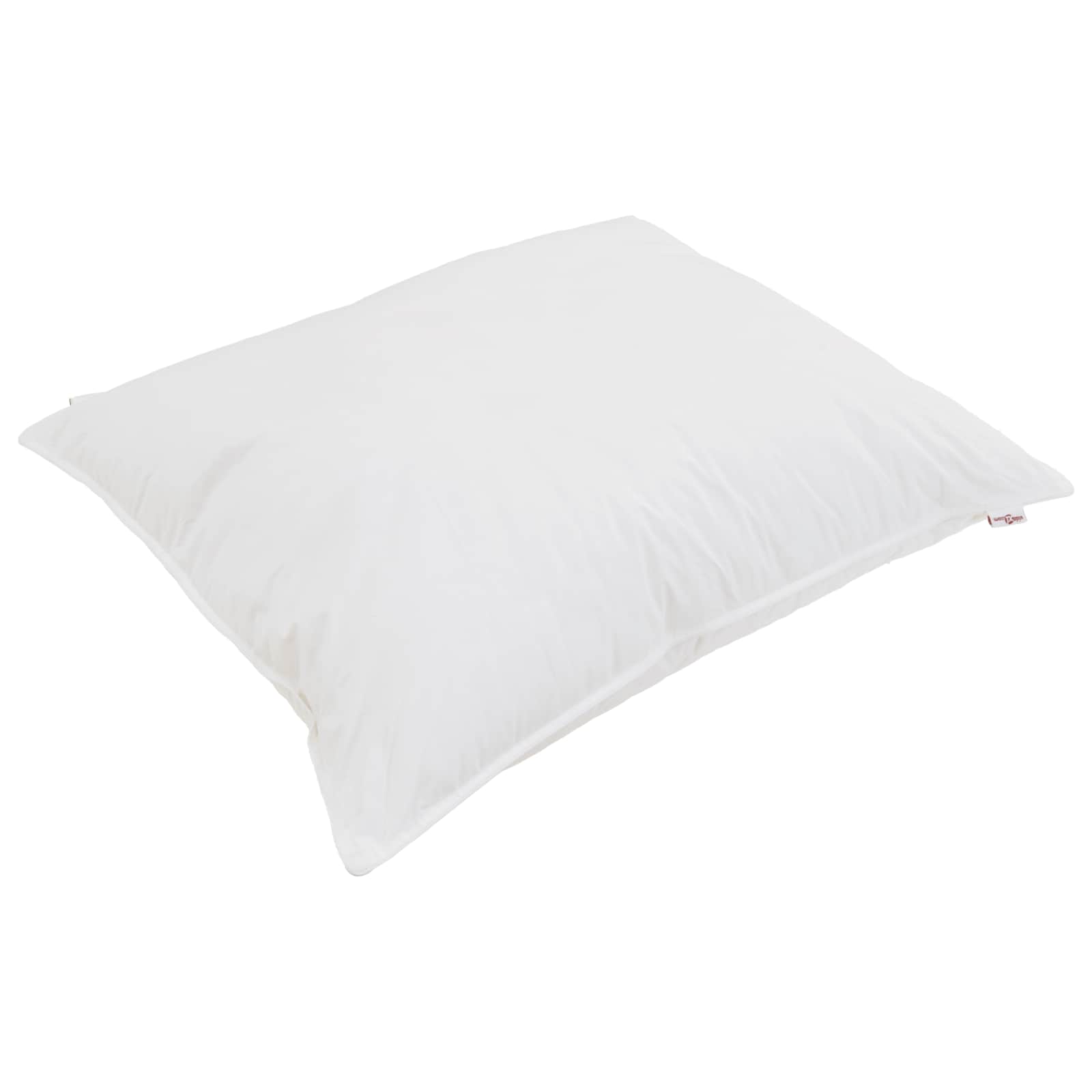 Piumone con cuscino 2 pz Bianco Microfibra