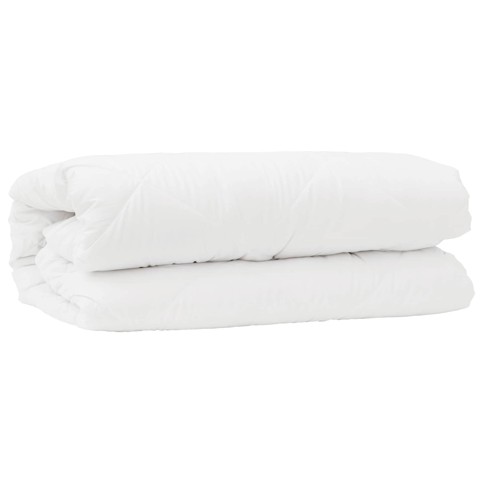 Set di Piumoni con cuscino 2 pz Bianco Microfibra