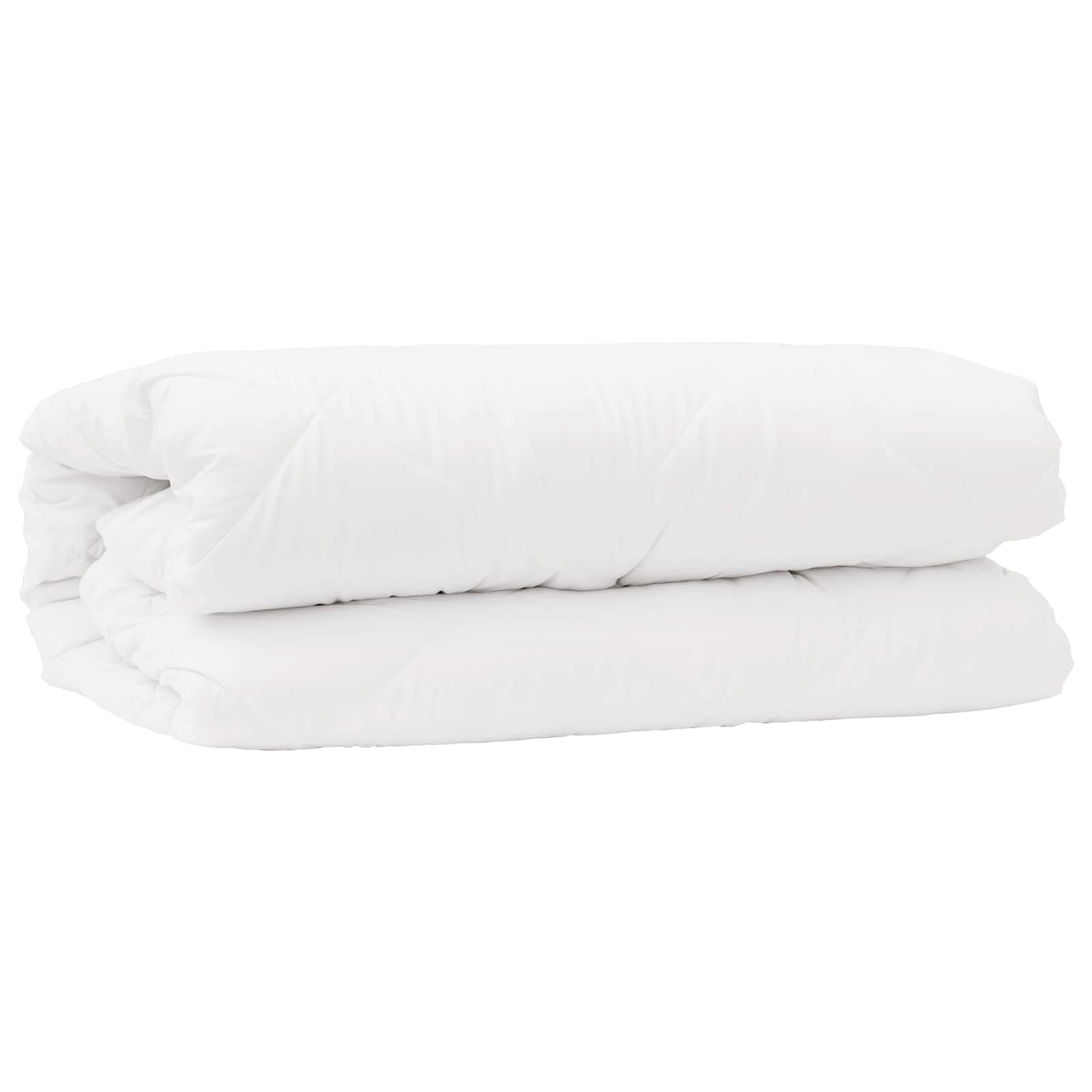 Set di Piumoni con cuscino 2 pz Bianco Microfibra