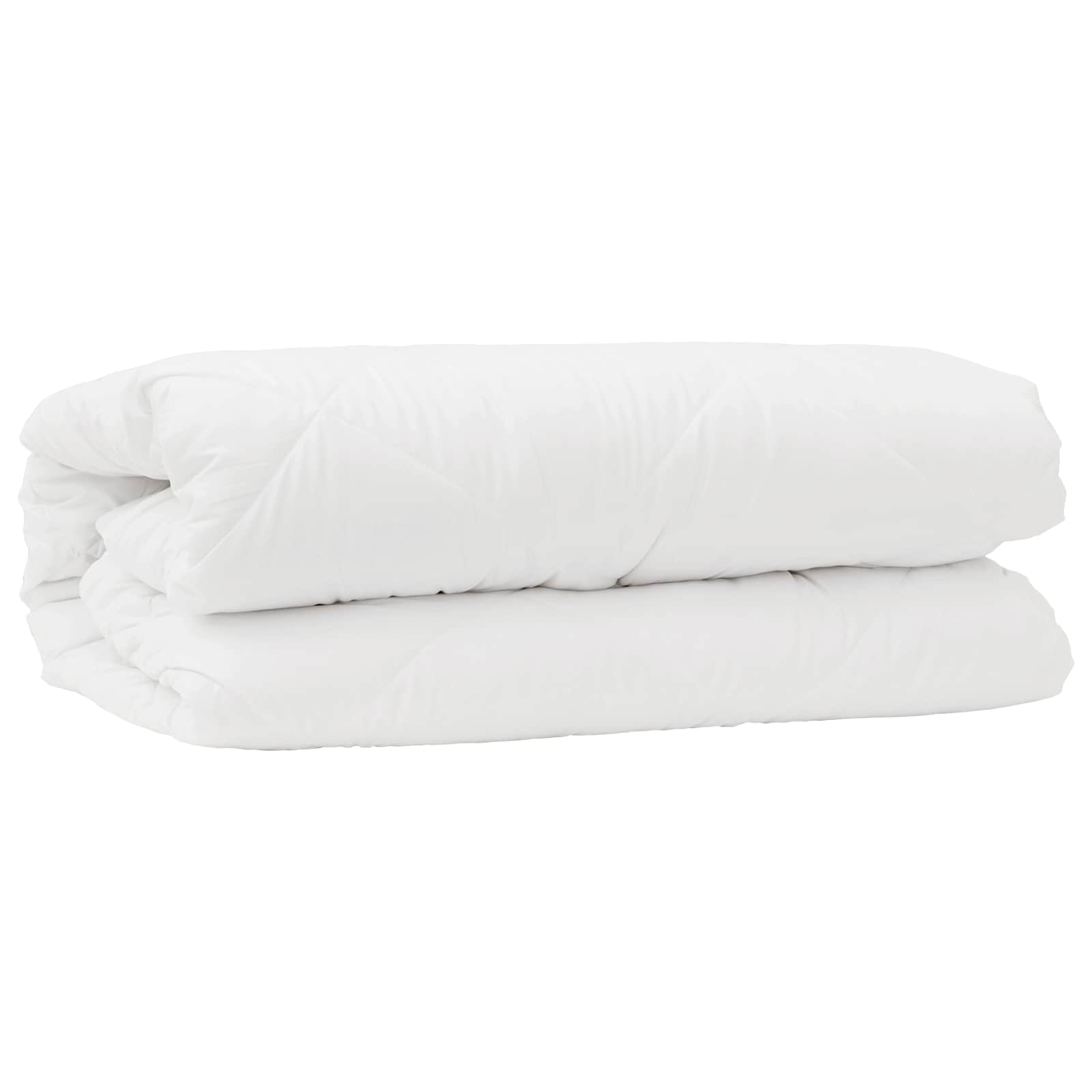 Set di Piumoni con cuscino 2 pz Bianco Microfibra