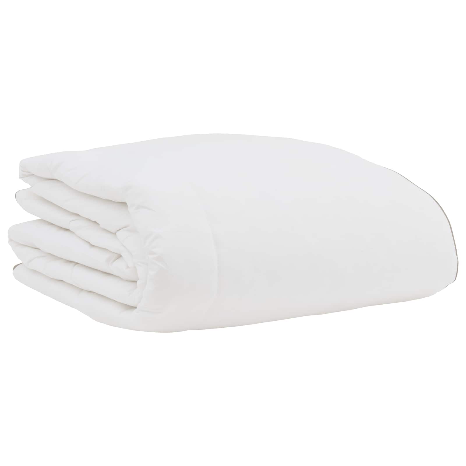Piumone Invernale con cuscino 3 pz Bianco Piuma d'anatra