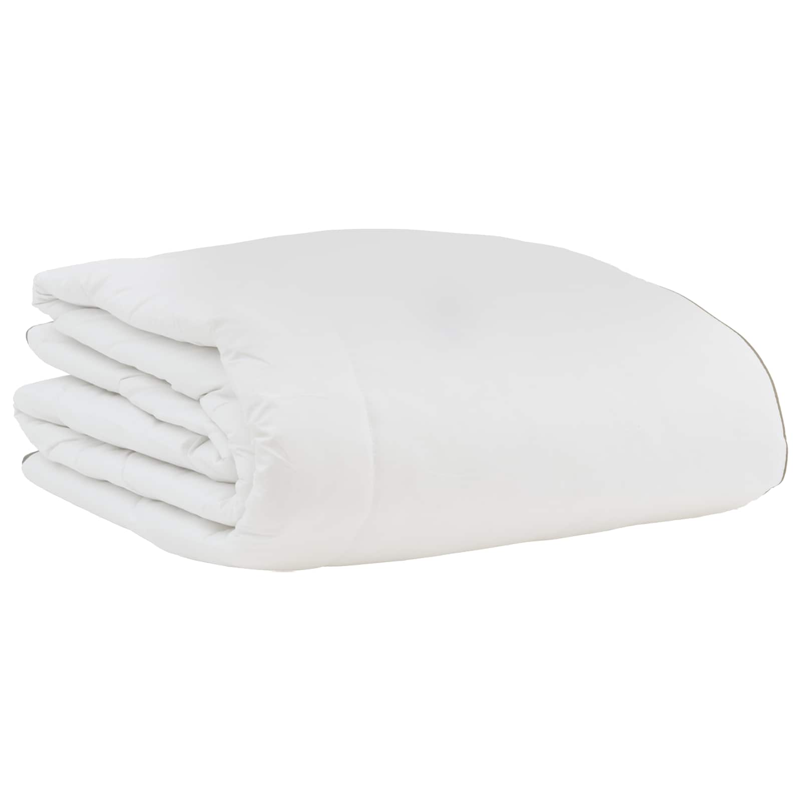 Piumone Invernale con cuscino 3 pz Bianco Piuma d'anatra