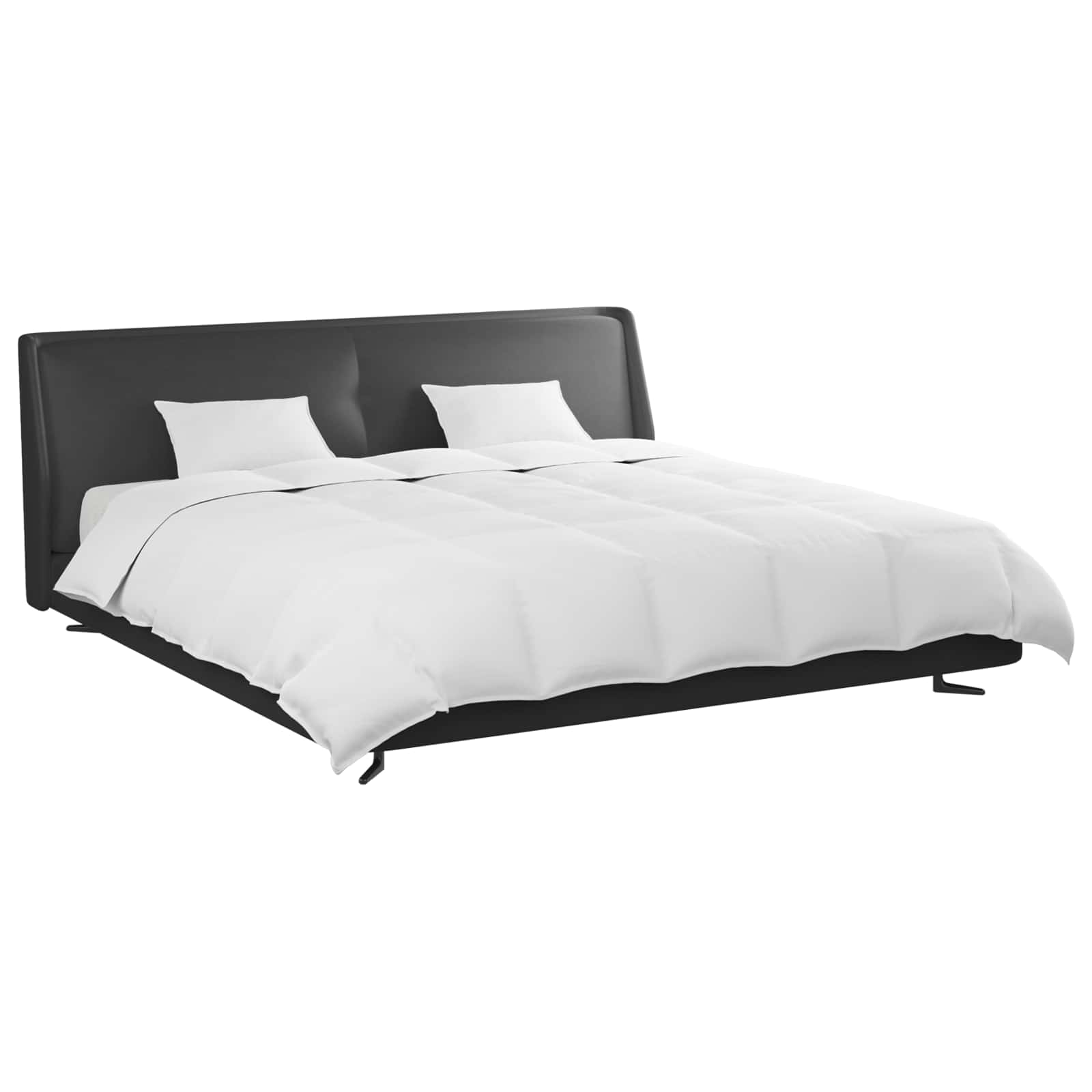 Set di Piumoni con cuscino 3 pz Bianco Piuma d'anatra