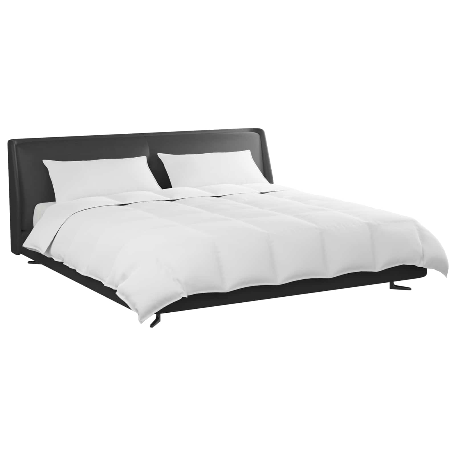 Set di Piumoni con cuscino 3 pz Bianco Piuma d'anatra