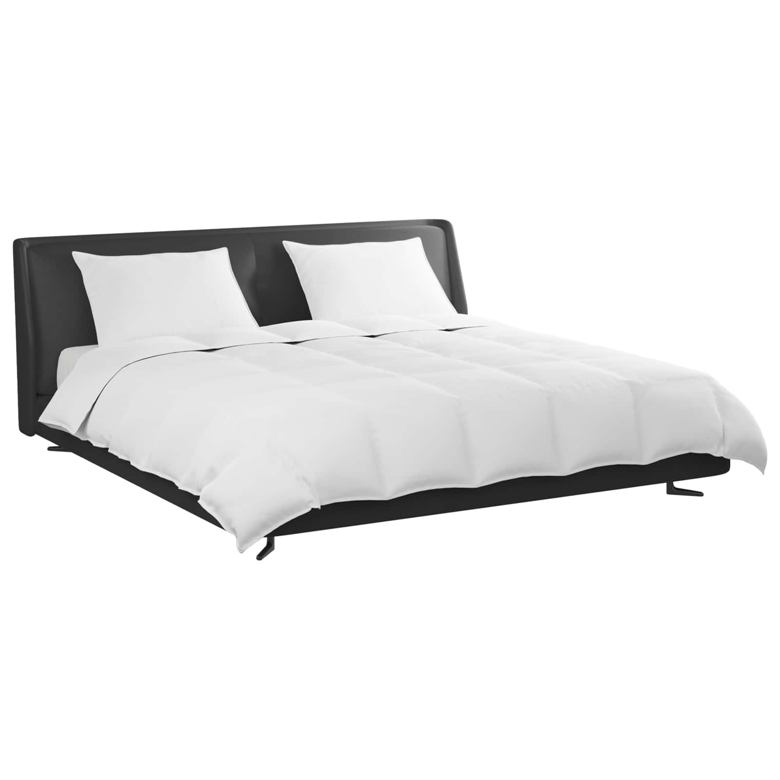 Set di Piumoni con cuscino 3 pz Bianco Piuma d'anatra