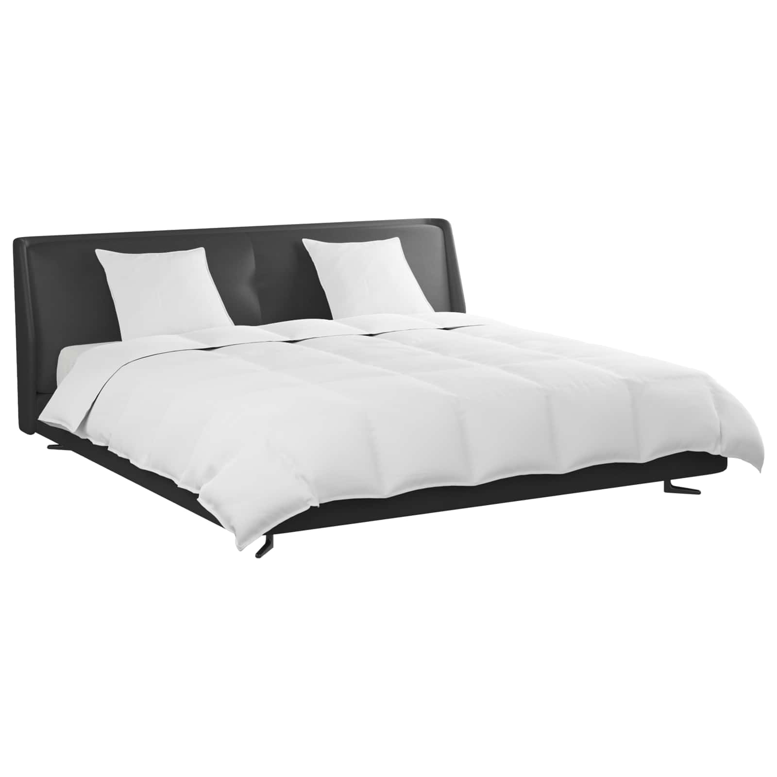 Set di Piumoni con cuscino 3 pz Bianco Piuma d'anatra