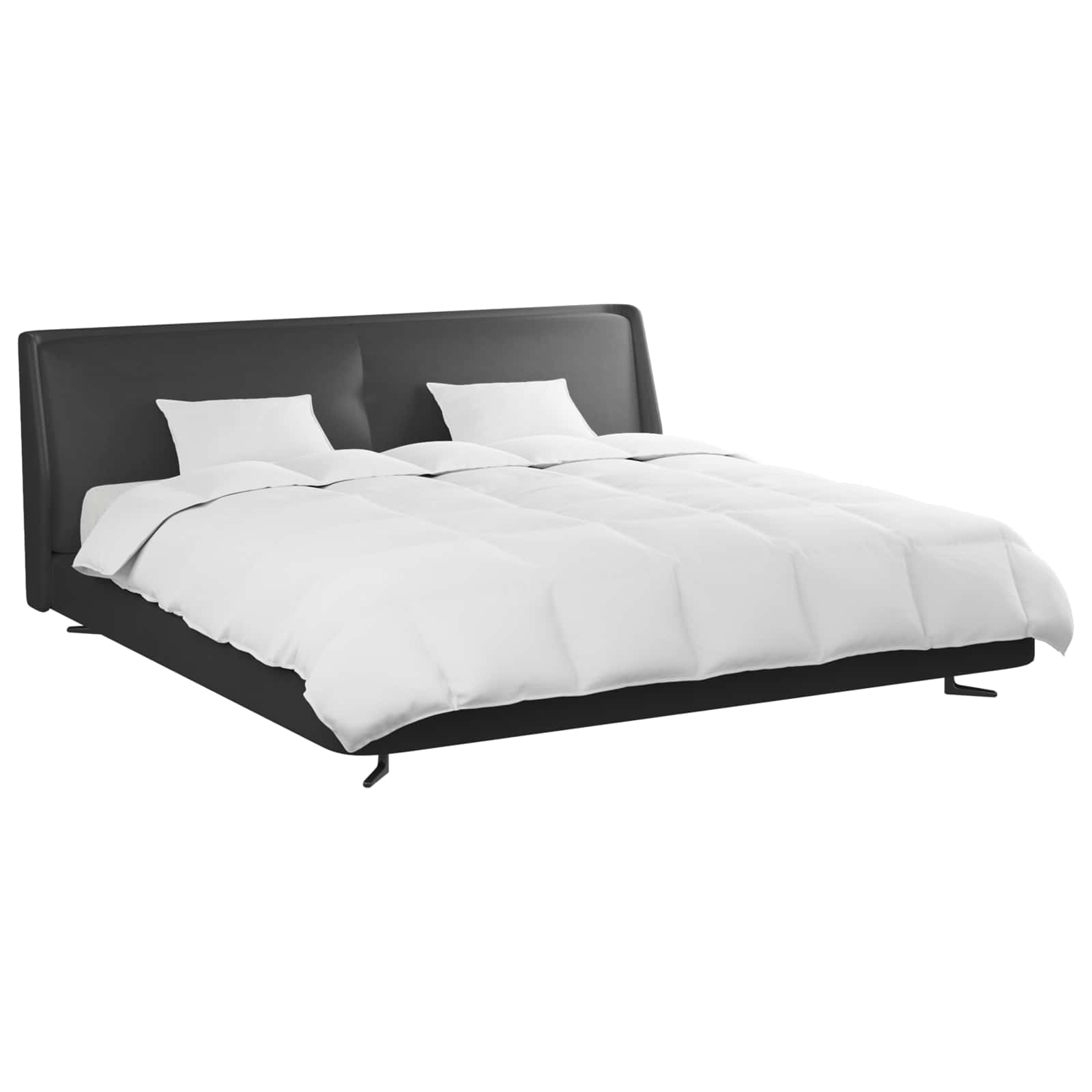 Set di Piumoni con cuscino 3 pz Bianco Piuma d'anatra