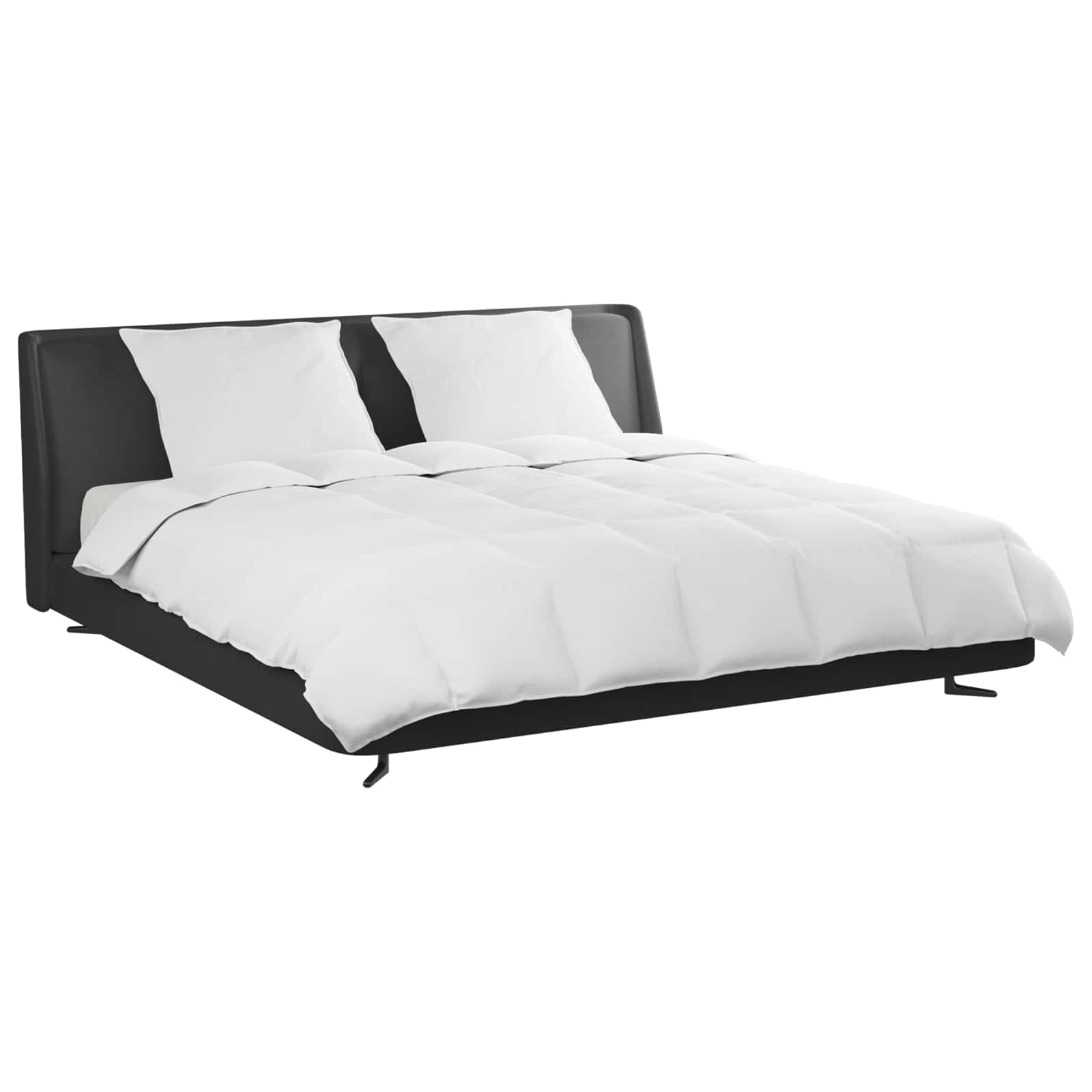 Set di Piumoni con cuscino 3 pz Bianco Piuma d'anatra