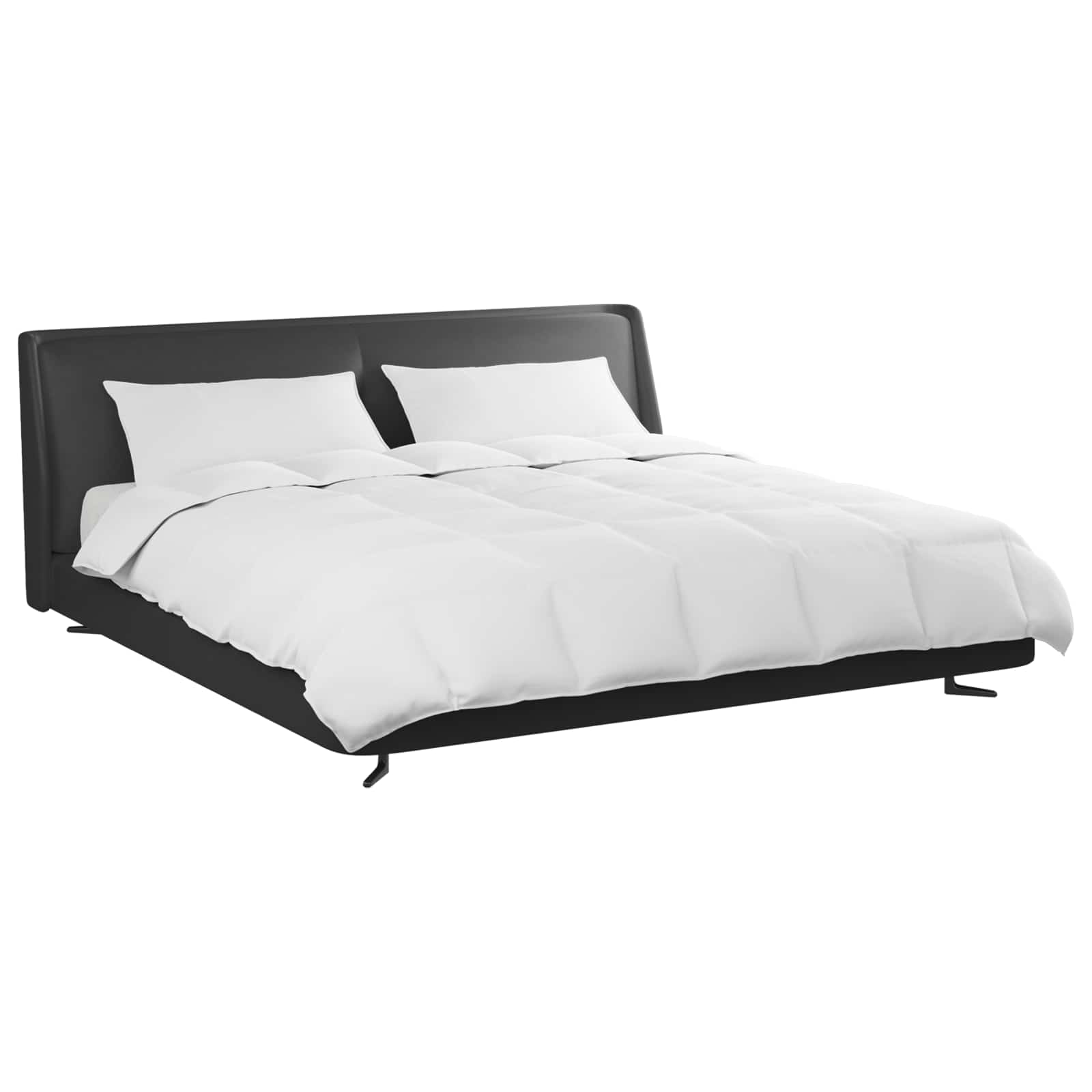Set di Piumoni con cuscino 3 pz Bianco Piuma d'anatra
