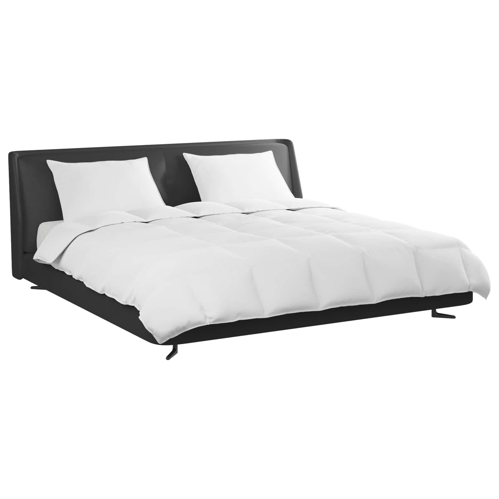 Set di Piumoni con cuscino 3 pz Bianco Piuma d'anatra