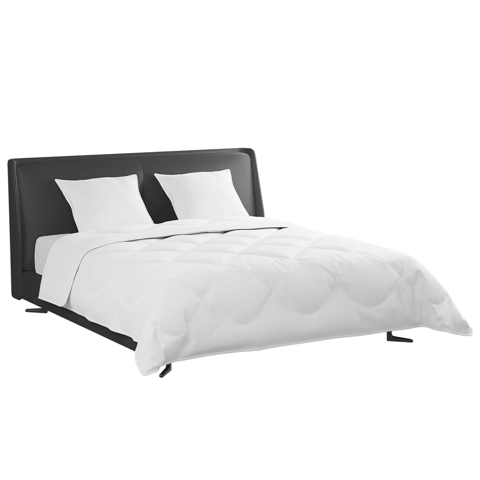 Set di Piumoni con cuscino 3 pz Bianco Piuma d'anatra
