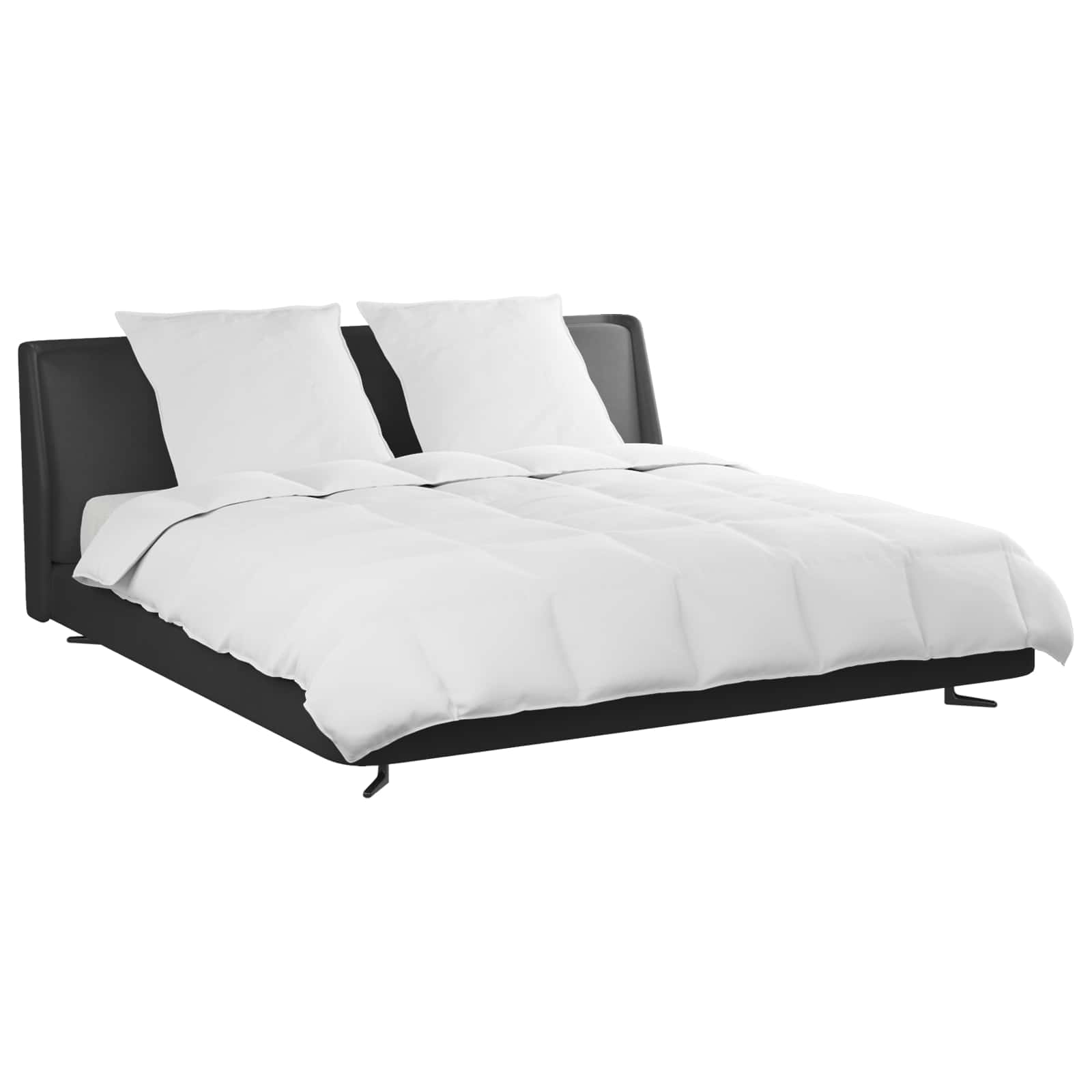 Set di Piumoni con cuscino 3 pz Bianco Piuma d'anatra