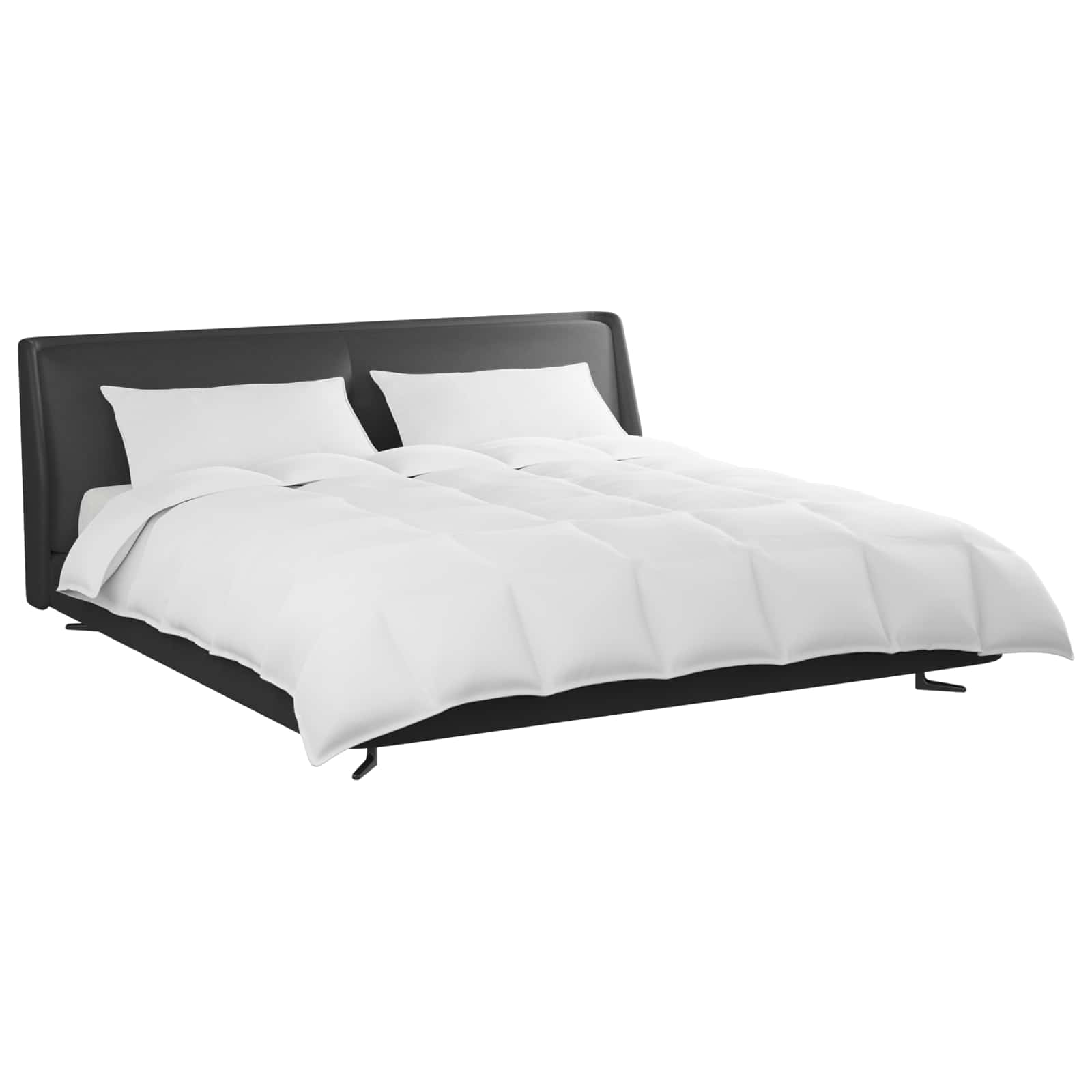 Set di Piumoni con cuscino 3 pz Bianco Piuma d'anatra