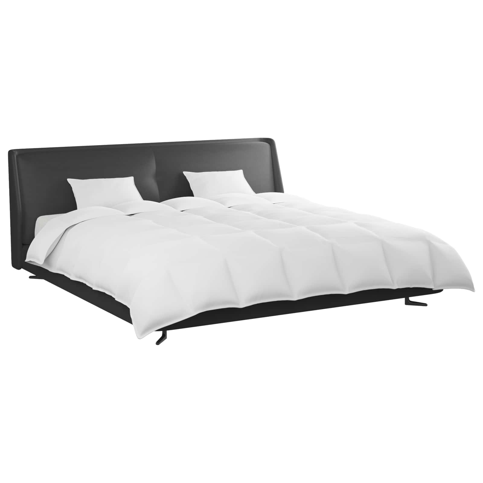 Set di Piumoni con cuscino 3 pz Bianco Piuma d'anatra