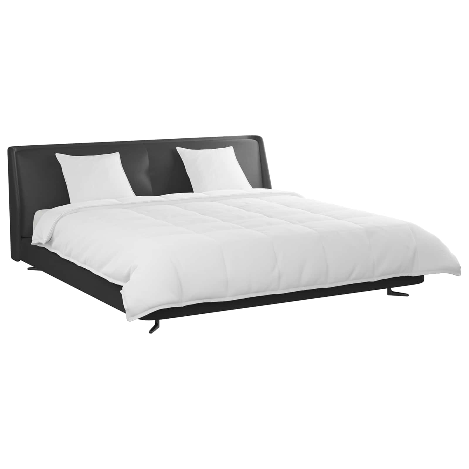 Set di Piumoni con cuscino 3 pz Bianco Piuma d'anatra