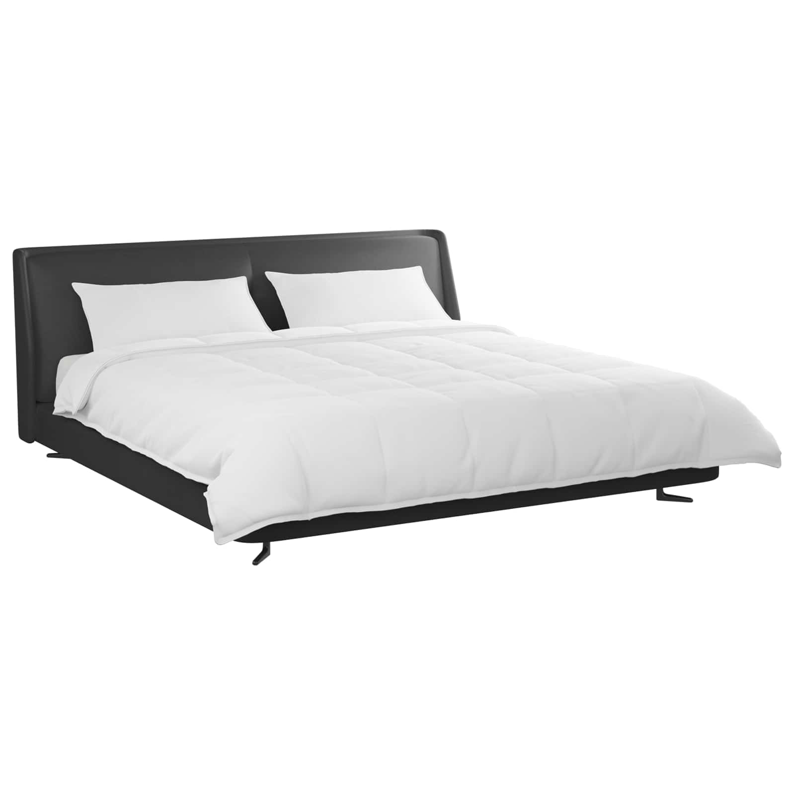 Set di Piumoni con cuscino 3 pz Bianco Piuma d'anatra