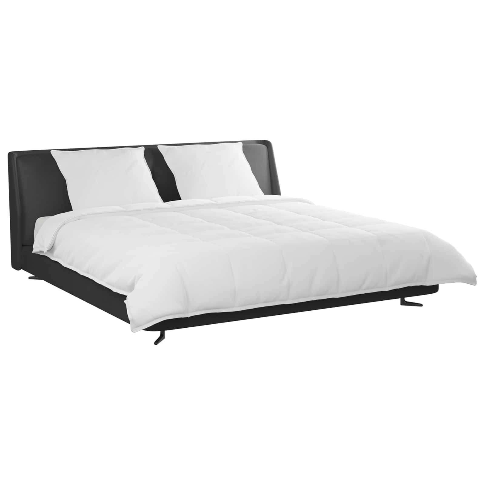Set di Piumoni con cuscino 3 pz Bianco Piuma d'anatra