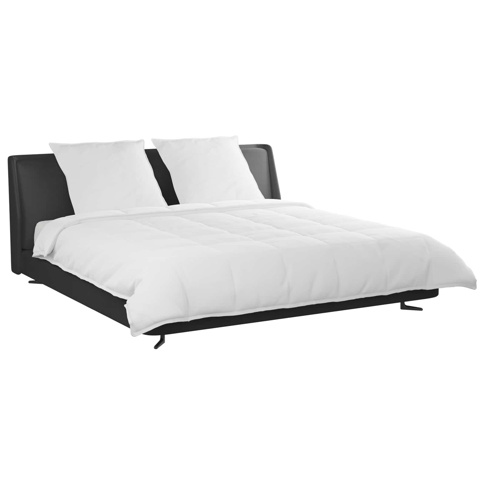 Set di Piumoni con cuscino 3 pz Bianco Piuma d'anatra