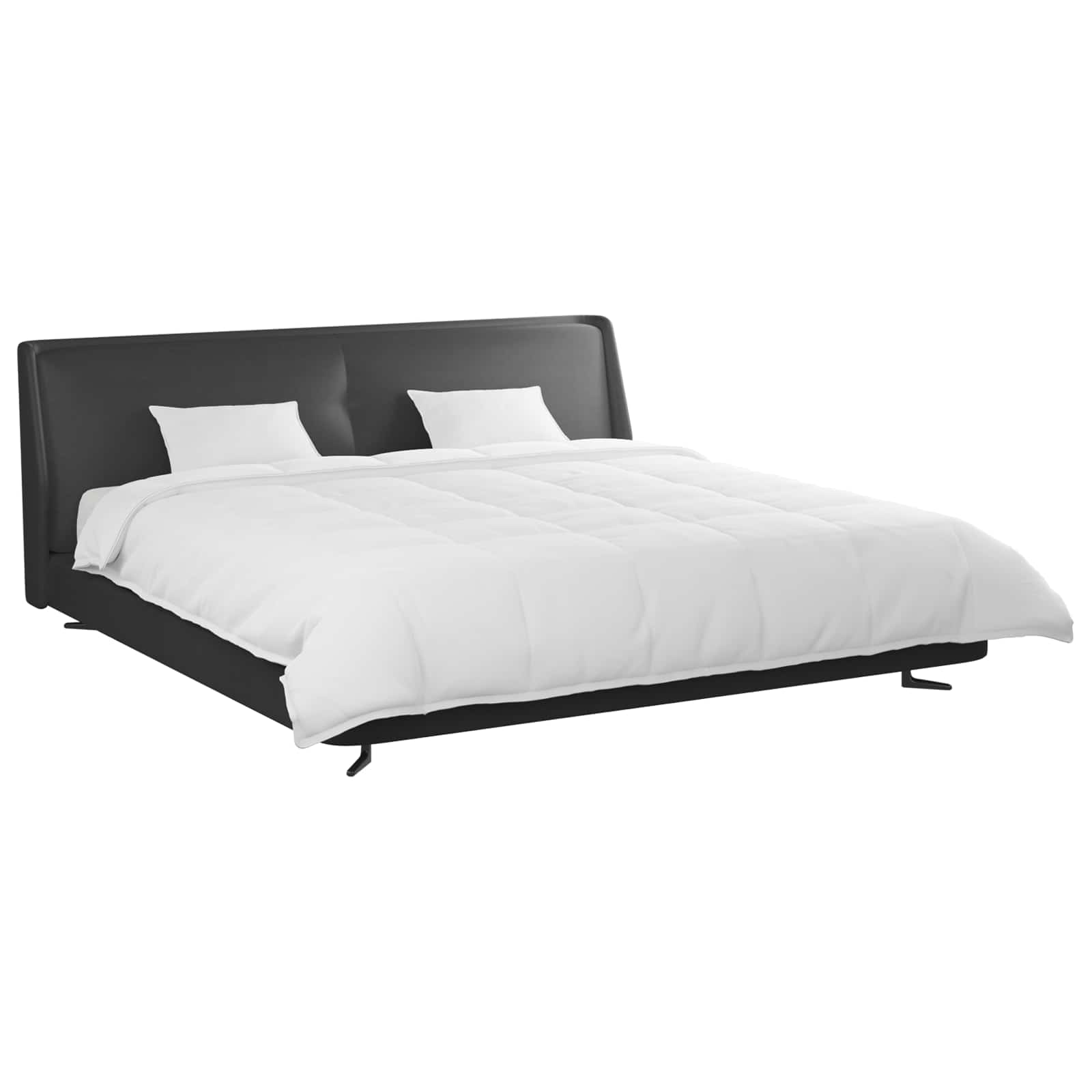 Set di Piumoni con cuscino 3 pz Bianco Piuma d'anatra