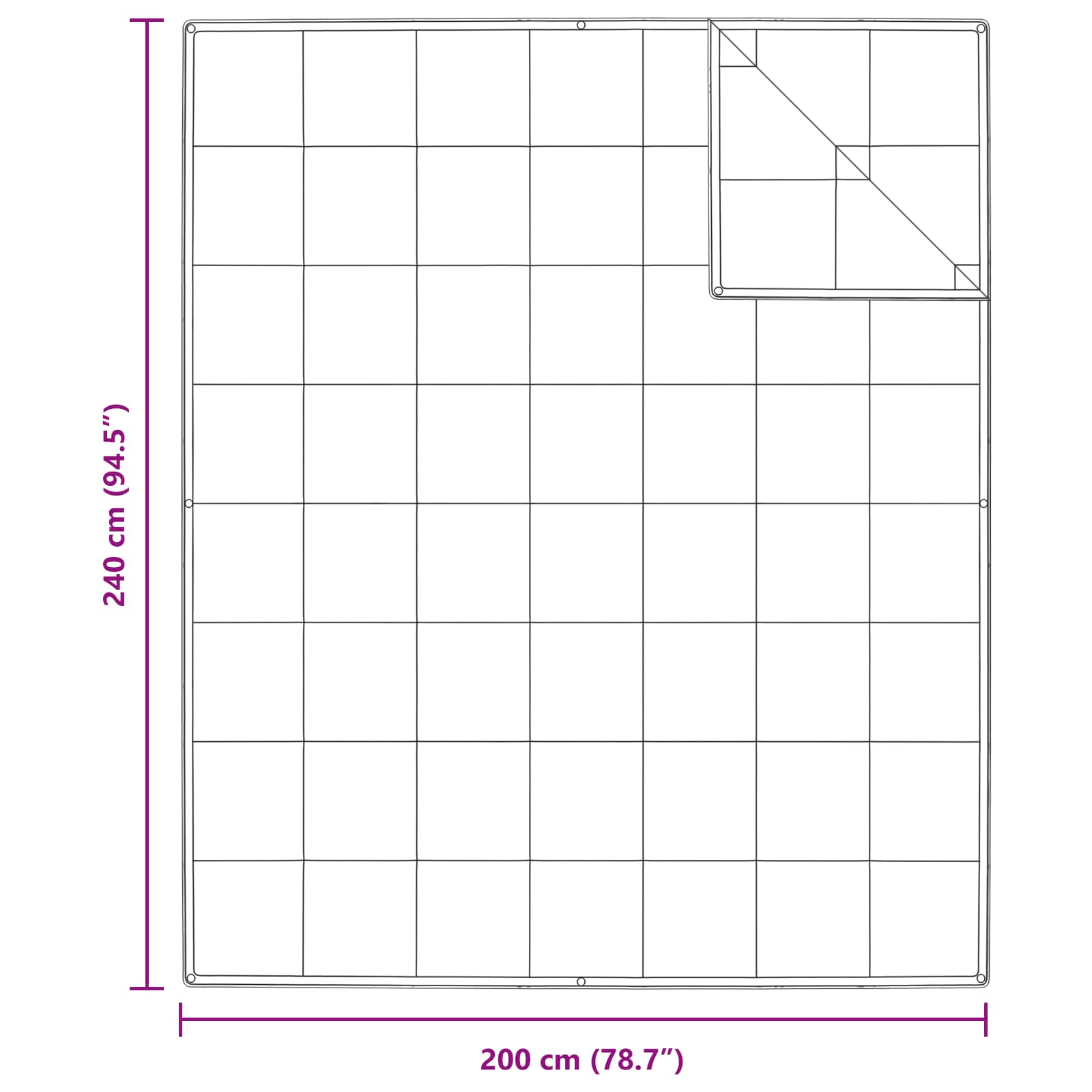 Set di Piumoni con cuscino 3 pz Bianco Piuma d'anatra