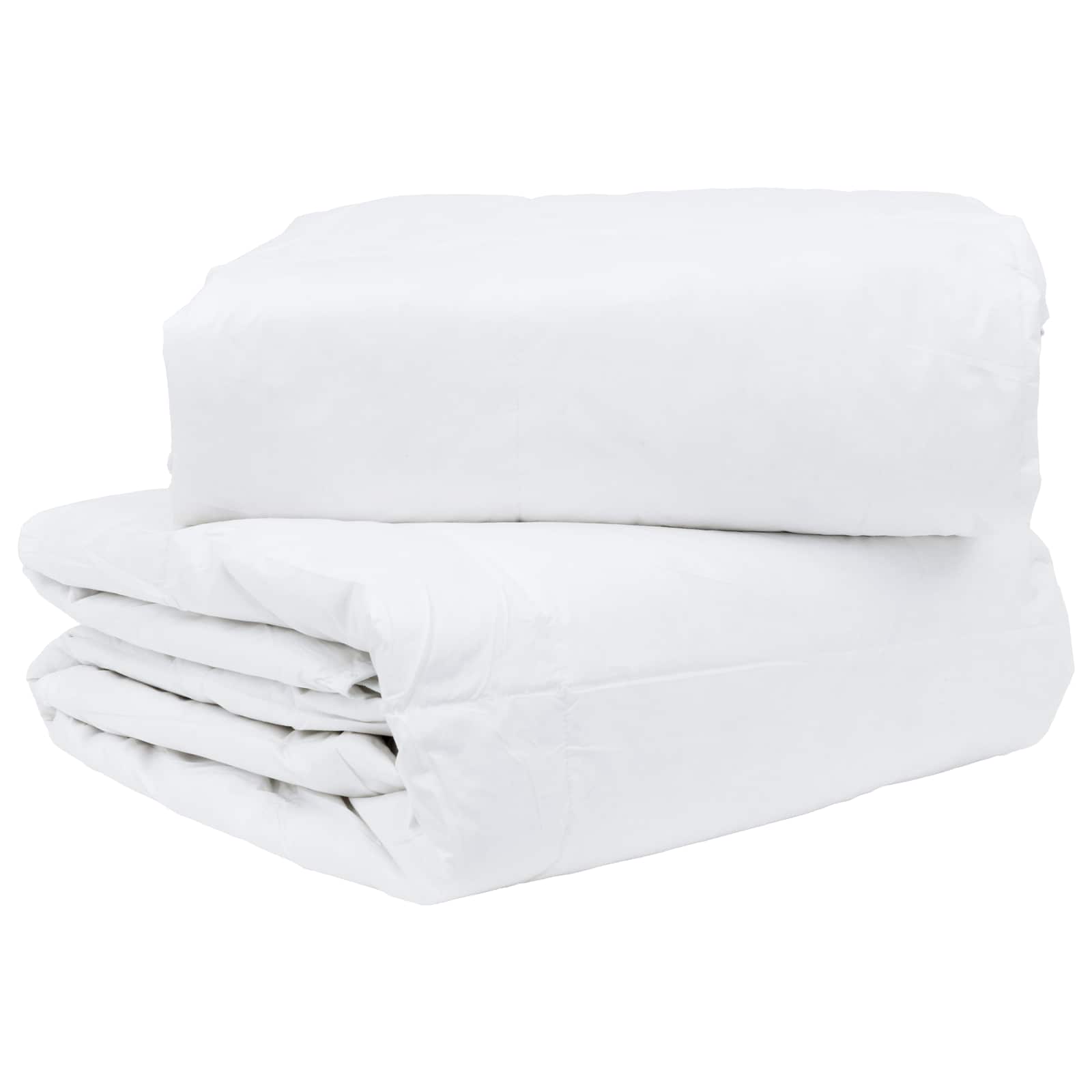 Set di Piumoni con cuscino 3 pz Bianco Piuma d'anatra