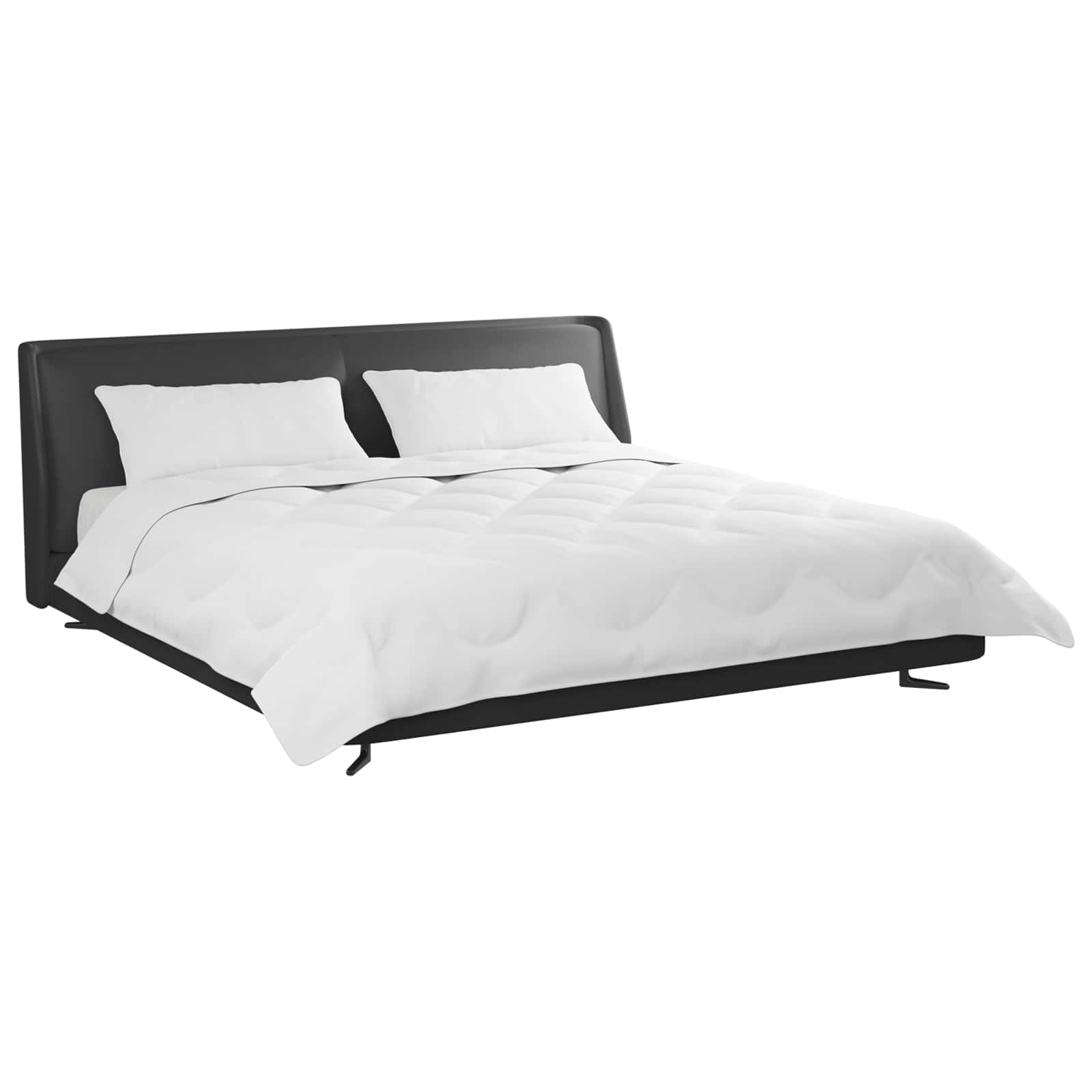 Piumino Letto Estivo con cuscino 3 pz Bianco Microfibra