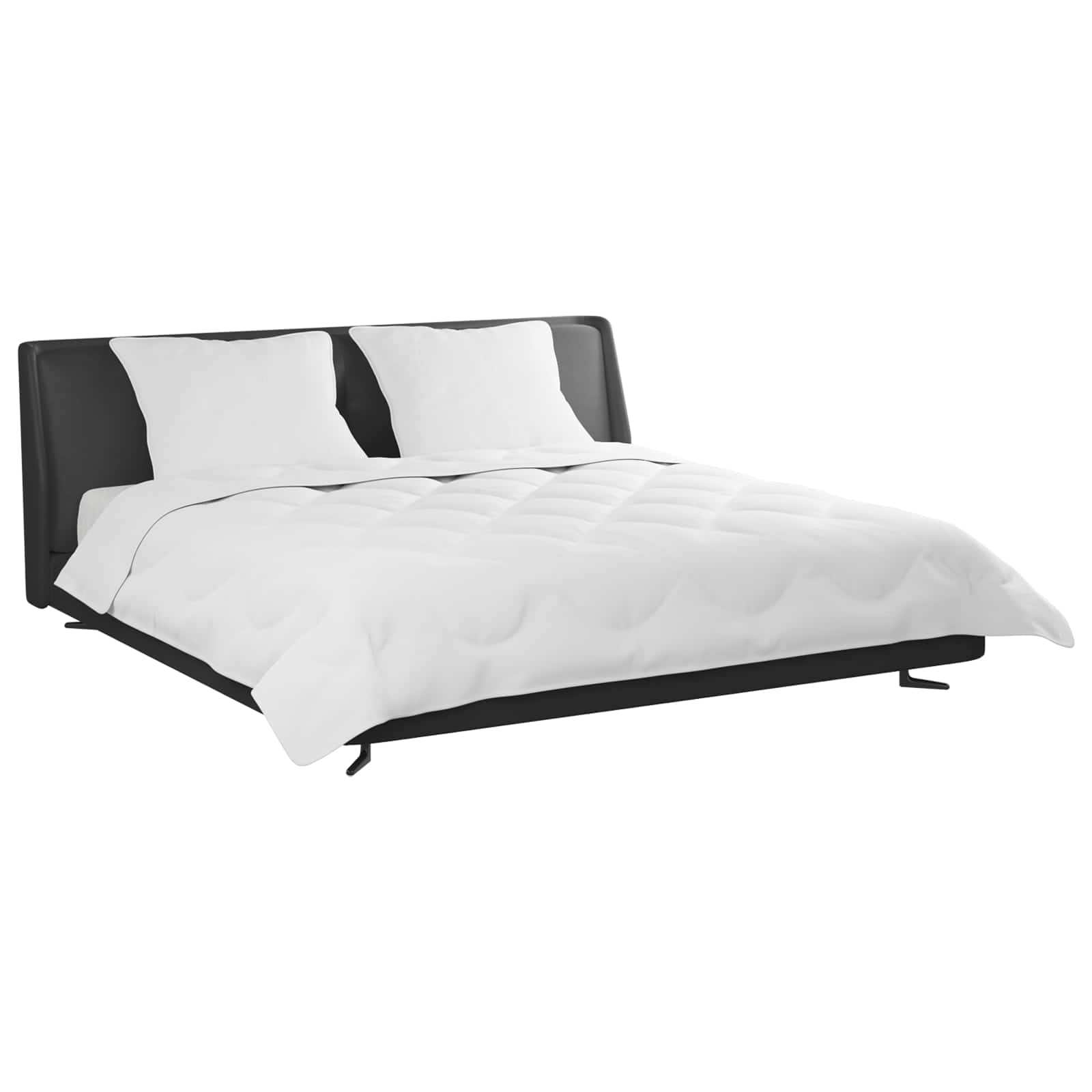 Piumino Letto Estivo con cuscino 3 pz Bianco Microfibra