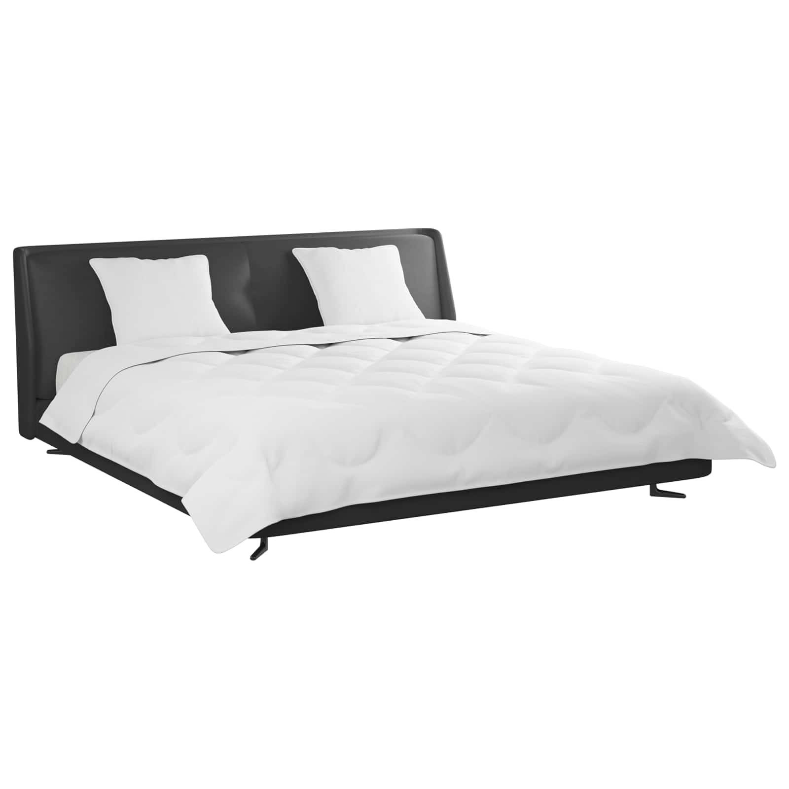 Piumino Letto Estivo con cuscino 3 pz Bianco Microfibra
