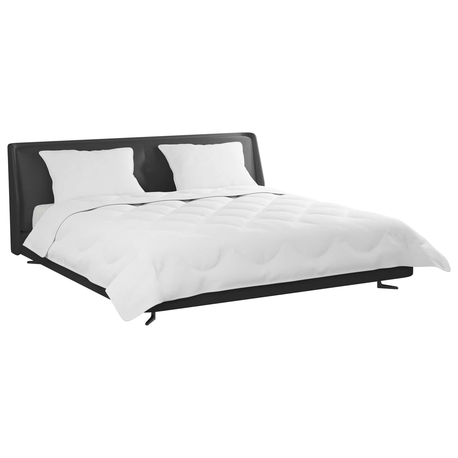 Piumino Letto Estivo con cuscino 3 pz Bianco Microfibra