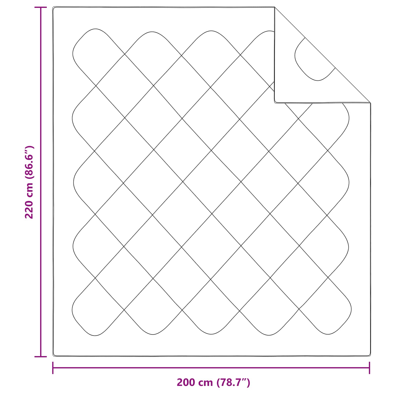 Piumino Letto Estivo con cuscino 3 pz Bianco Microfibra