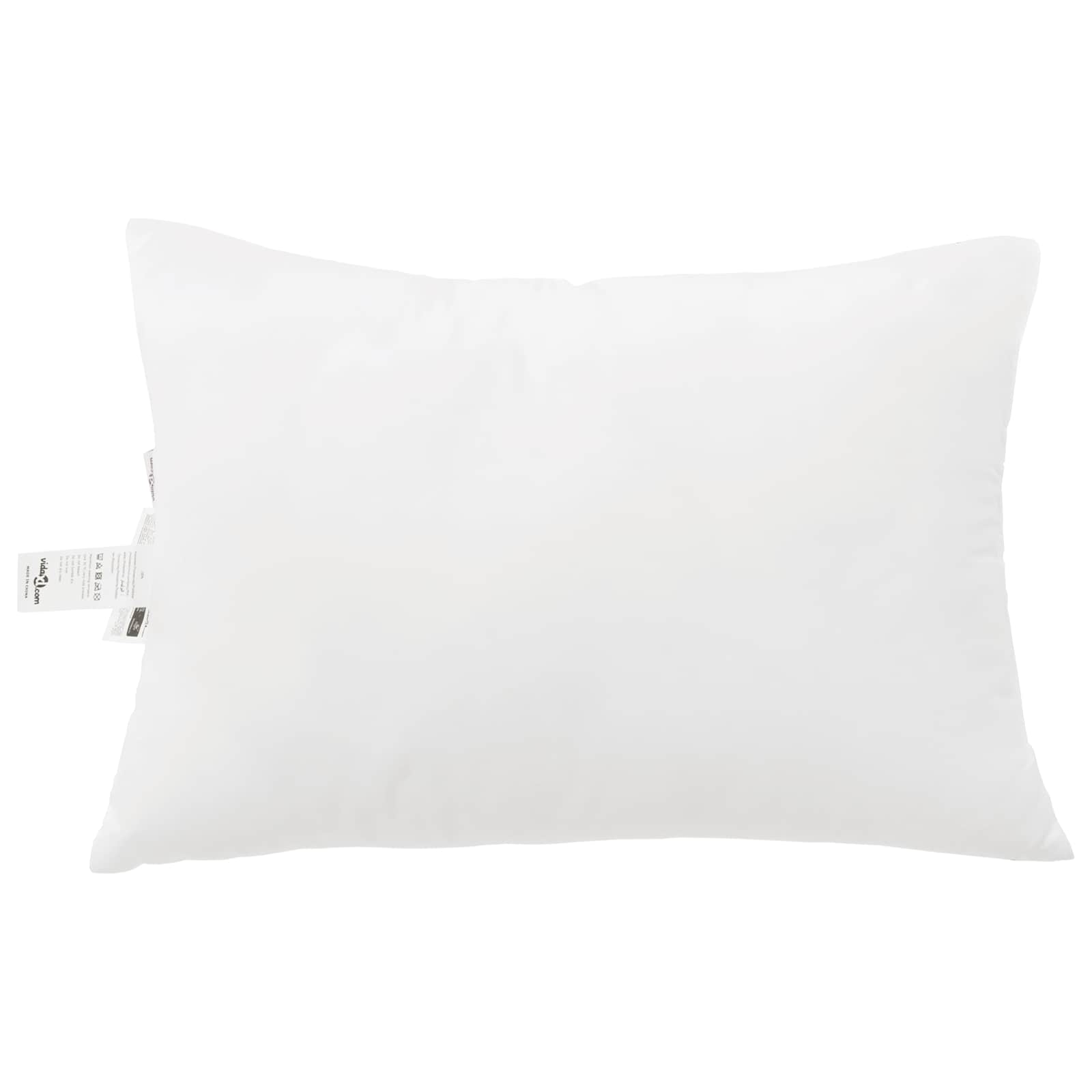 Piumone con cuscino 3 pz Bianco Microfibra