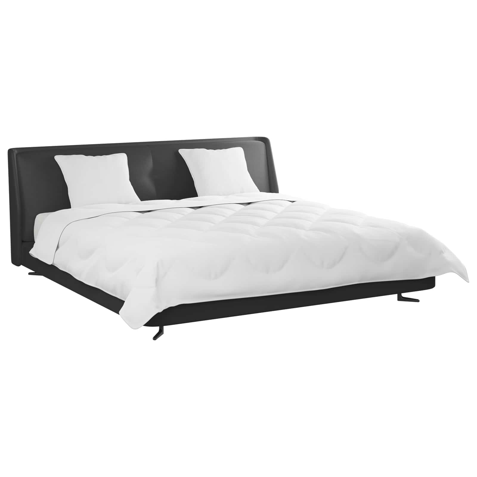 Set di Piumoni con cuscino 3 pz Bianco Microfibra
