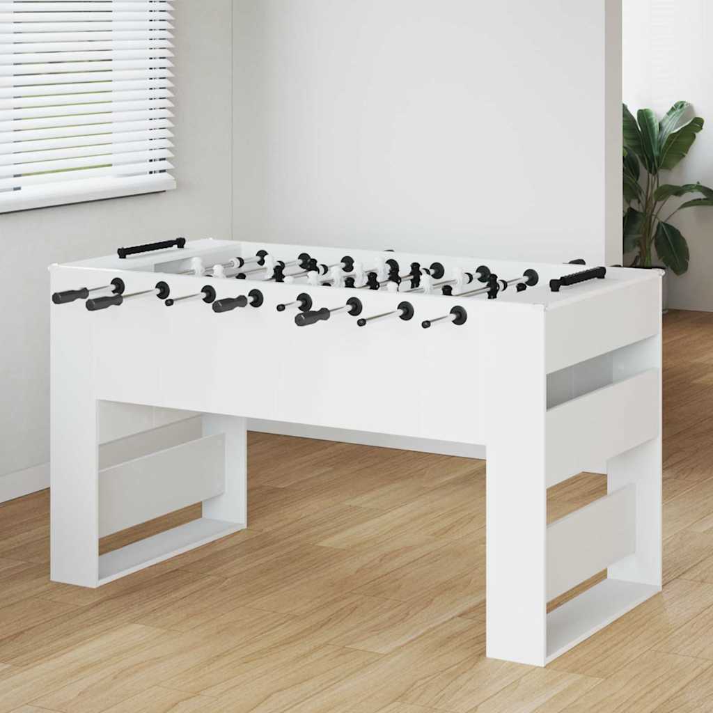 Tavolo da Calcio Balilla Bianco 146,5 x 74 x 85 cm