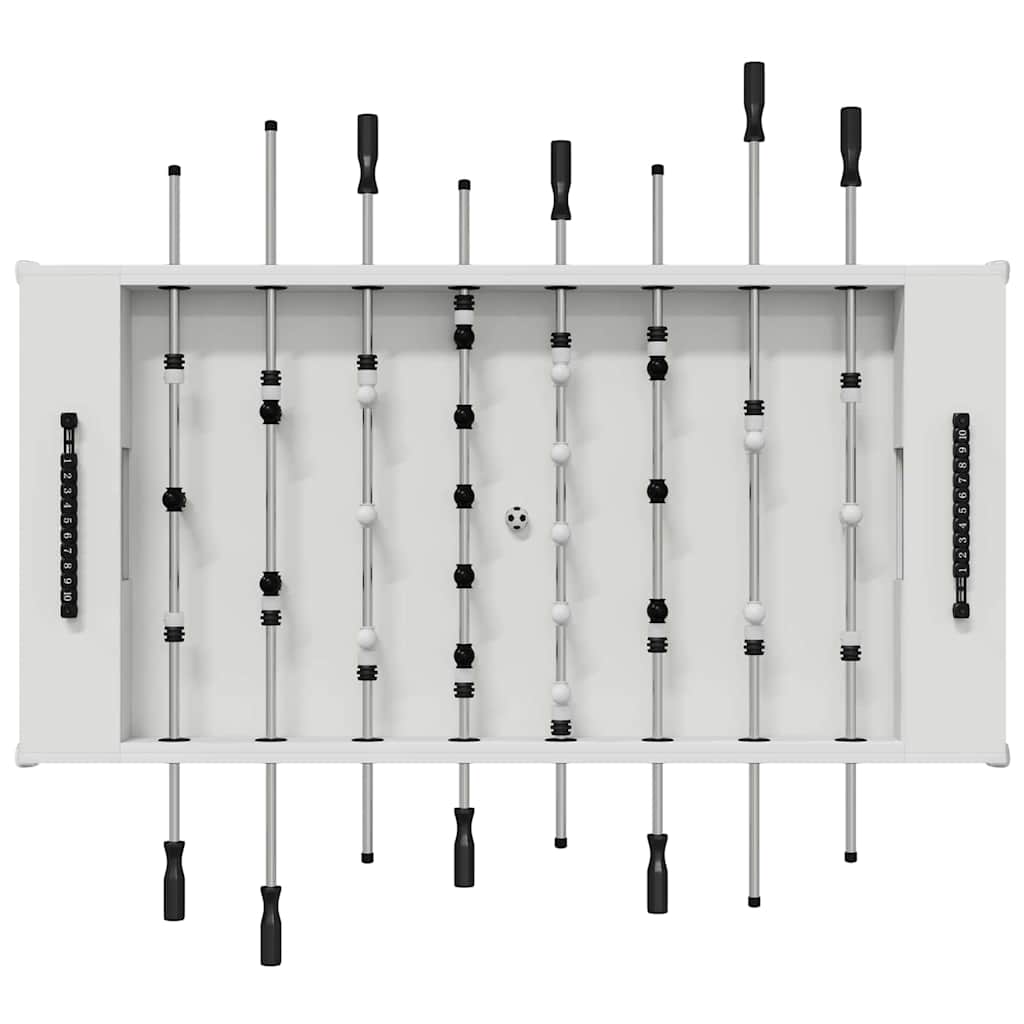 Tavolo da Calcio Balilla Bianco 146,5 x 74 x 85 cm