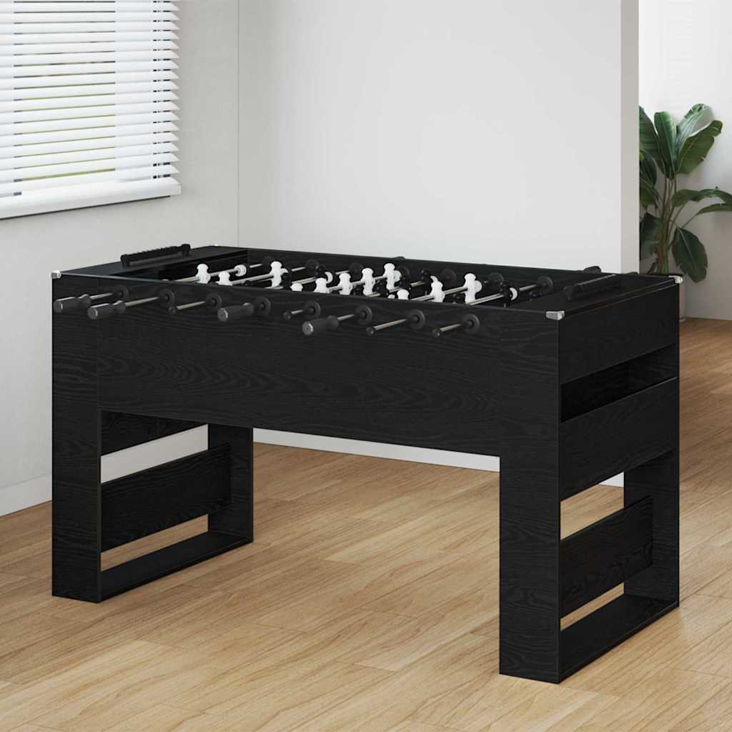 Tavolo da Calcio Balilla Rovere Nero 146,5 x 74 x 85 cm