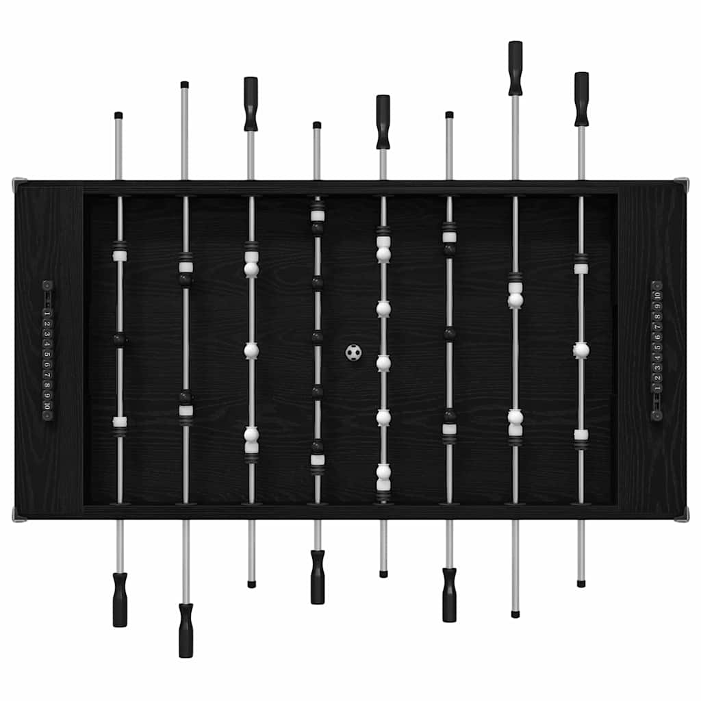 Tavolo da Calcio Balilla Rovere Nero 146,5 x 74 x 85 cm