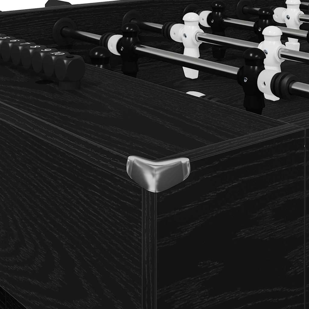 Tavolo da Calcio Balilla Rovere Nero 146,5 x 74 x 85 cm
