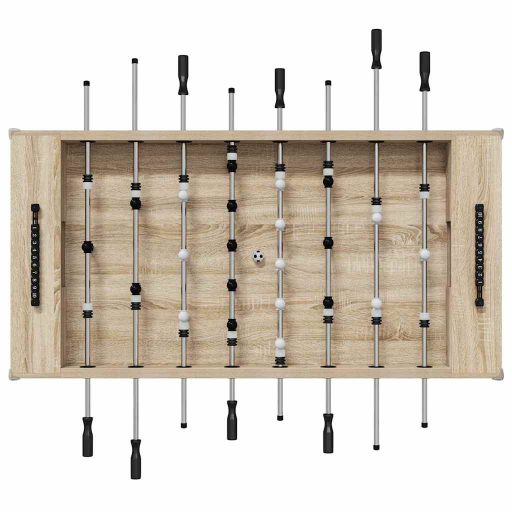 Tavolo da Calcio Balilla Rovere Sonoma 146,5 x 74 x 85 cm
