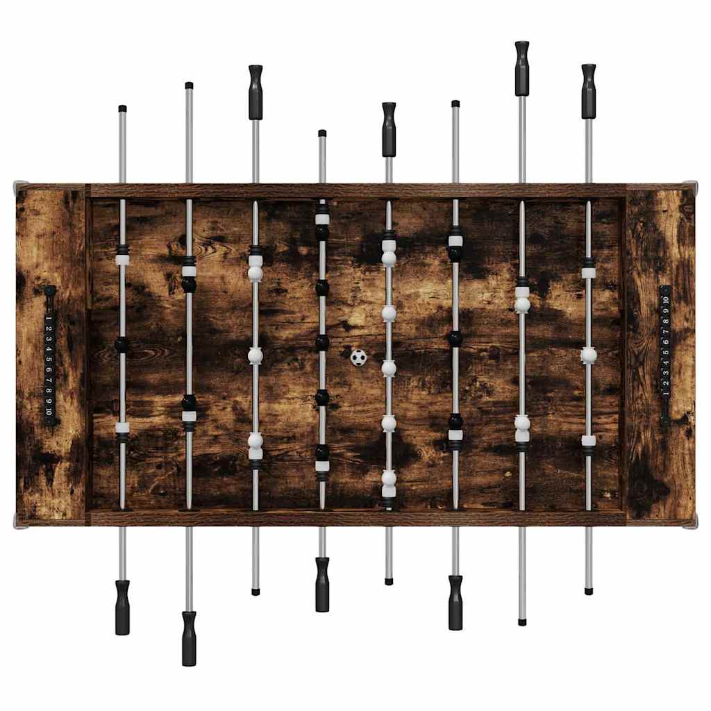 Tavolo da Calcio Balilla Quercia Affumicata 146,5 x 74 x 85 cm