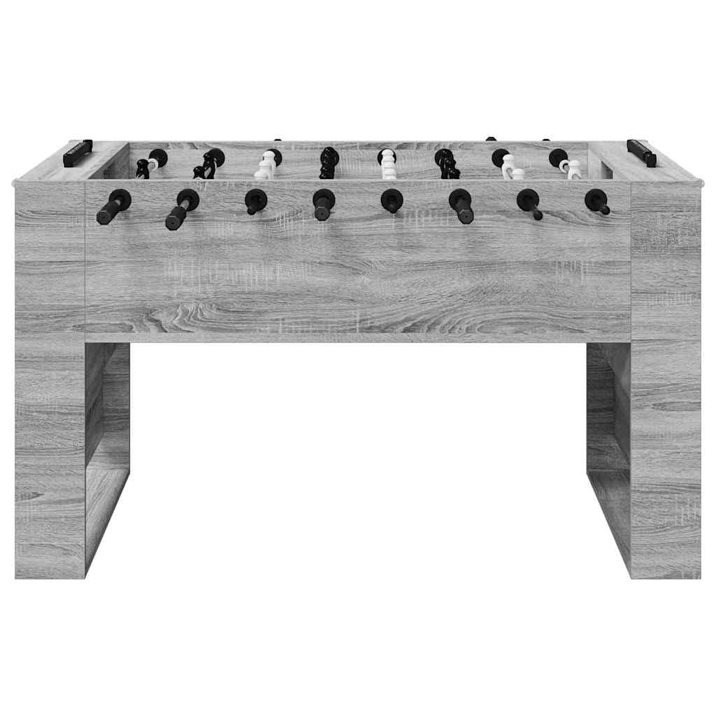 Tavolo da Calcio Balilla Sonoma grigia 146,5 x 74 x 85 cm