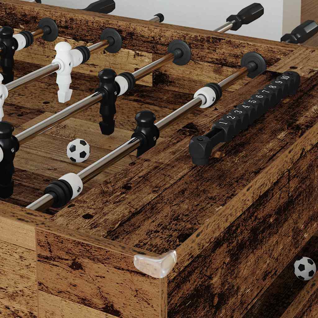 Tavolo da Calcio Balilla Legno vecchio 146,5 x 74 x 85 cm