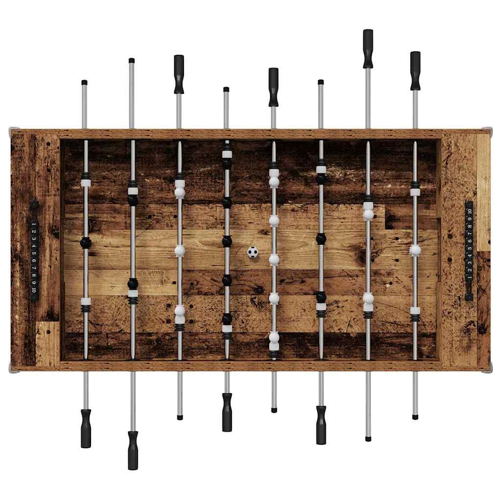 Tavolo da Calcio Balilla Legno vecchio 146,5 x 74 x 85 cm