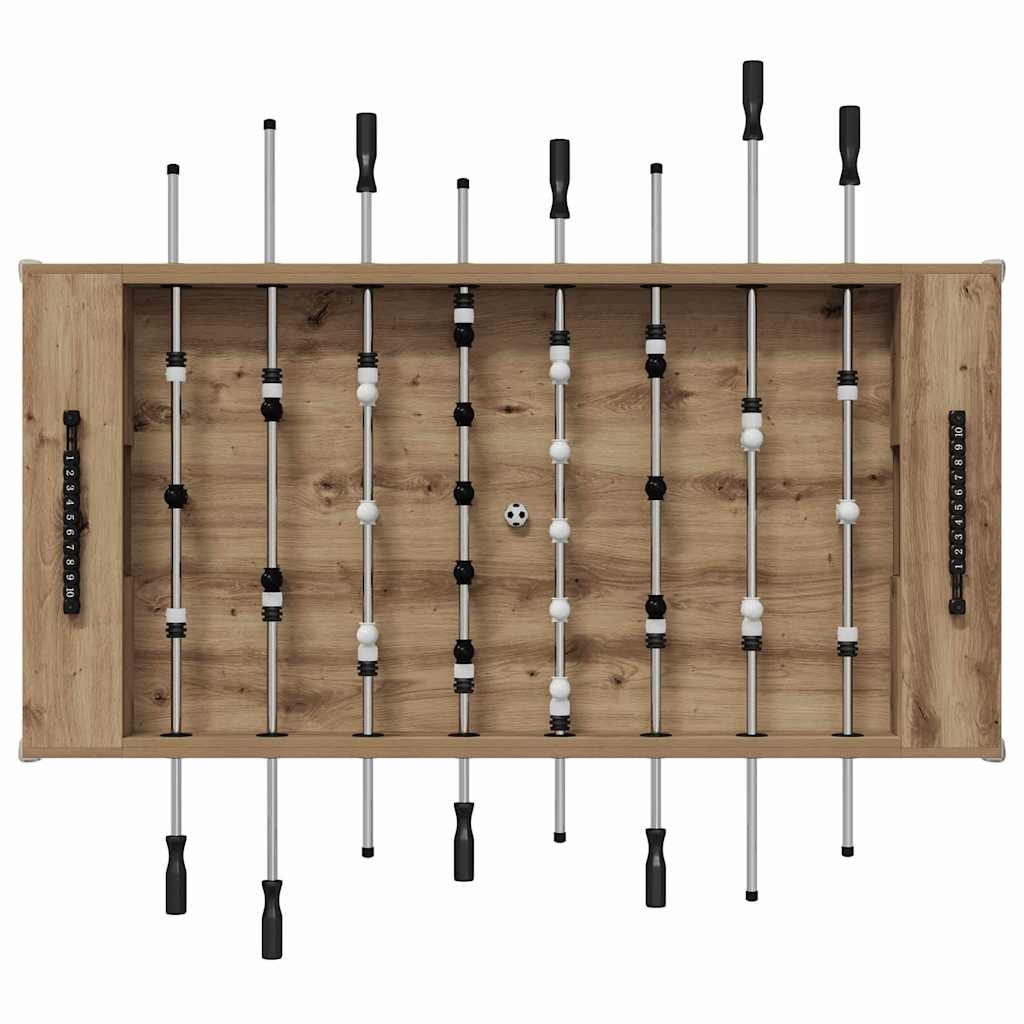 Tavolo da Calcio Balilla Rovere Artigianale 146,5 x 74 x 85 cm