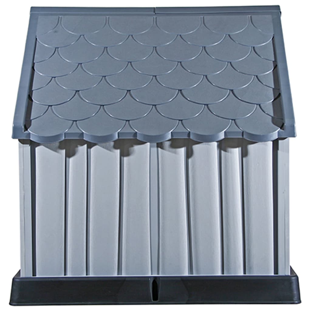 Cuccia per Cani Grigia 92x87x91 cm in Plastica