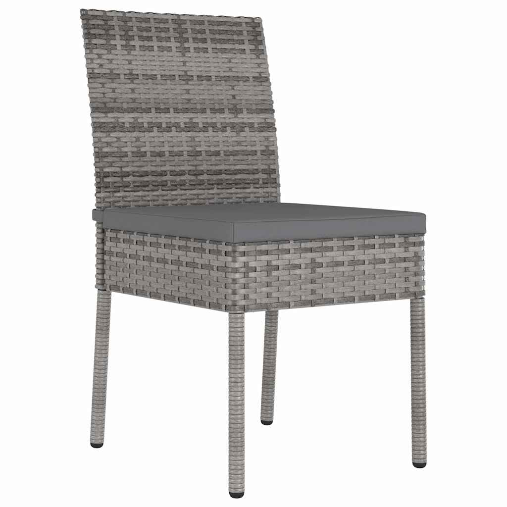 Set da Pranzo per Giardino 7 pz Grigio